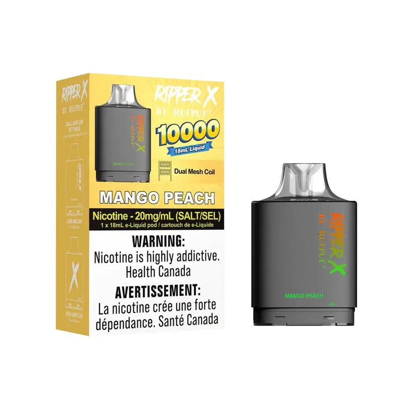 Rufpuf Ripper X 10000 Pod - Mango Peach (FED)
