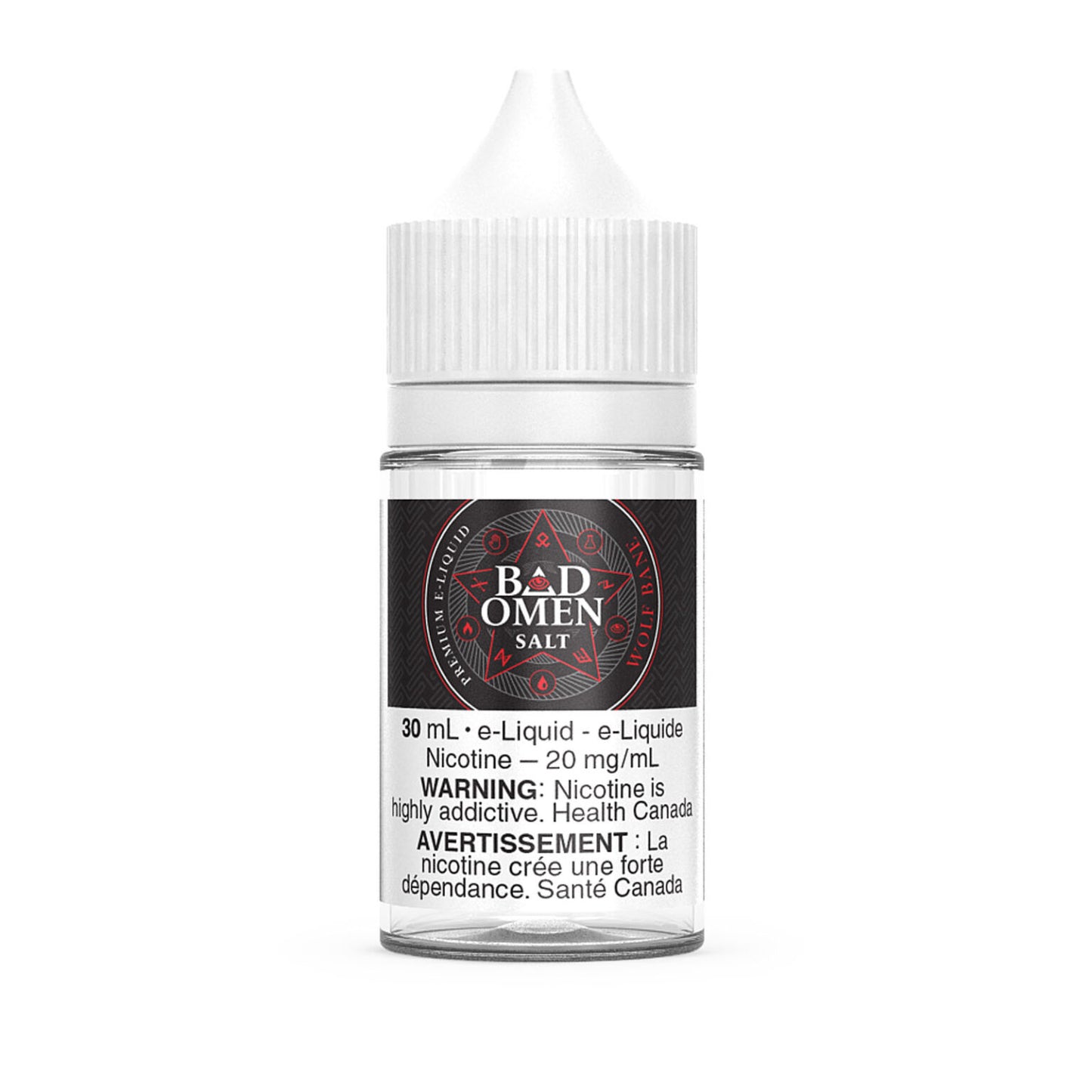 Bad Omen Salt E-Juice 30ml (12mg) (FED) - Wolf Bane