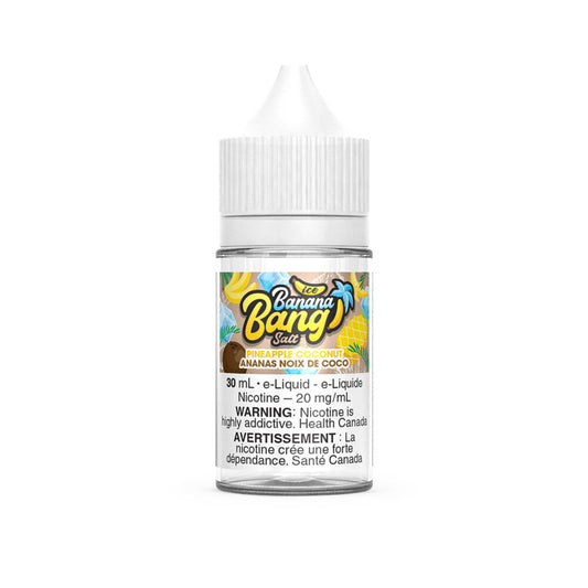 Banana Bang Ice Salt E-Juice 30ml (20mg) (FED) - Pineapple Coconut