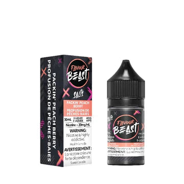 (1PC) Flavour Beast E-Liquid Packin' Peach Berry 30ml 20mg (AB)