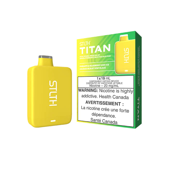 Stlth Titan 10000 - Pineapple Blueberry Kiwi Ice 20mg (FED)