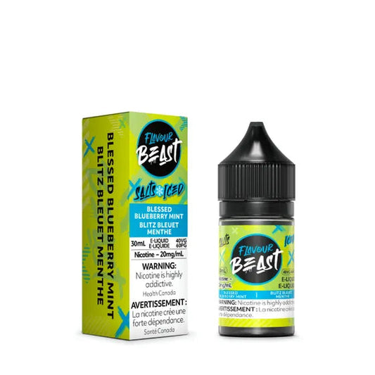 (1PC) Flavour Beast E-Liquid Blessed Blueberry Mint Iced 30ml 20mg (AB)