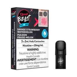 Flavour Beast Pods - Savage Strawberry Watermelon (20mg/mL) (FED)