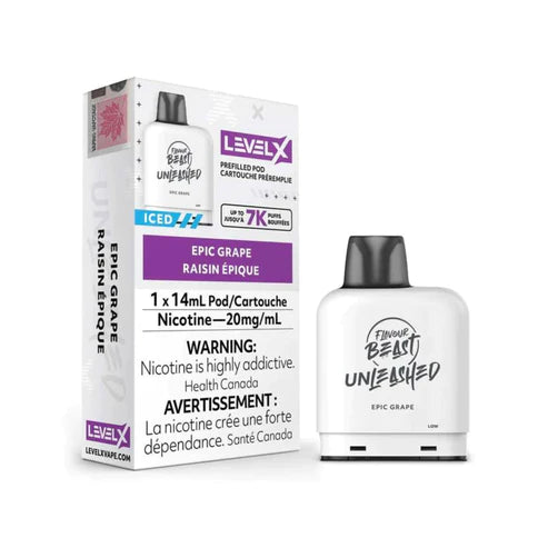 Flavour Beast Level X Unleashed 7000 Pod - Epic Grape (FED)