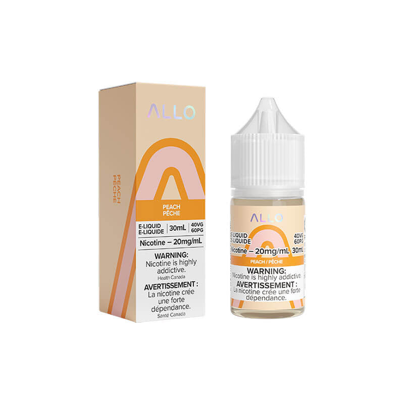 Allo Peach Salt E-Juice 30ml (20mg) (Vape tax included)
