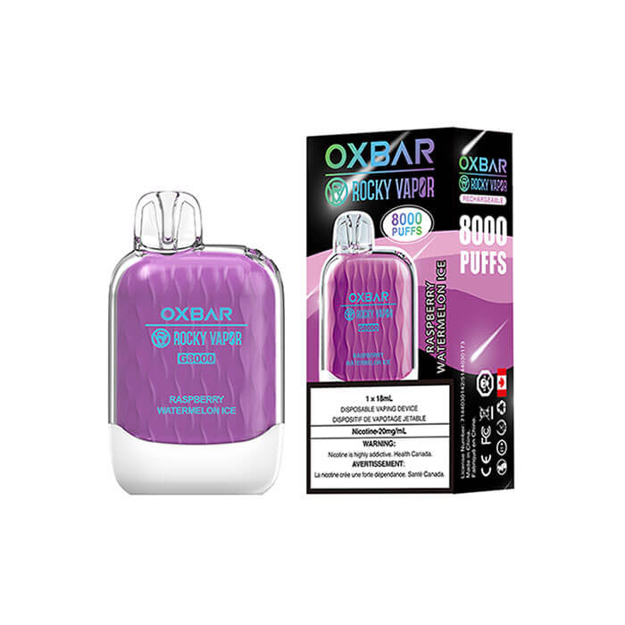 Oxbar 8000 puff Raspberry Watermelon Ice (FED)