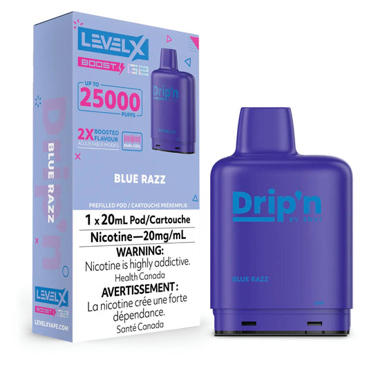 Drip’n Level X Boost Pod G2 - Blue Razz (AB)