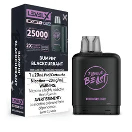 Flavour Beast Level X Boost Pod - Bumpin’ Blackcurrant (FED)