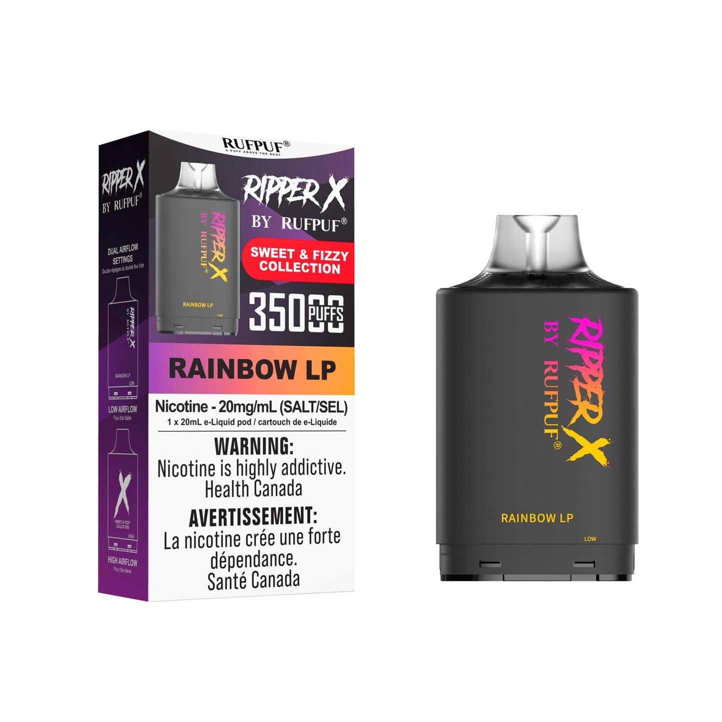Rufpuf Ripper X Pod - Rainbow LP 20mg (AB)