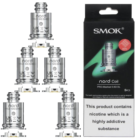Smok Nord Pro mesh 0.6ohm coil 5 pk