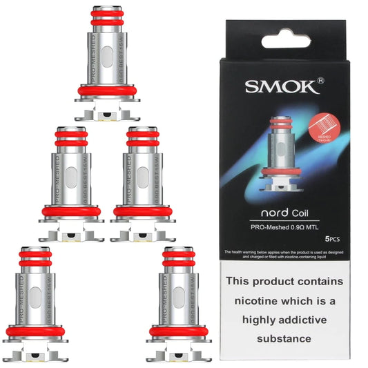 Smok Nord Pro mesh 0.9ohm coil 5 pk