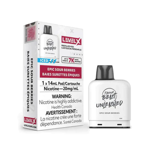 Flavour Beast Level X Unleashed 7000 Pod - Epic Sour Berries (AB)