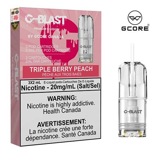 G-Blast Pods Triple Berry Peach (20mg/mL) (FED)