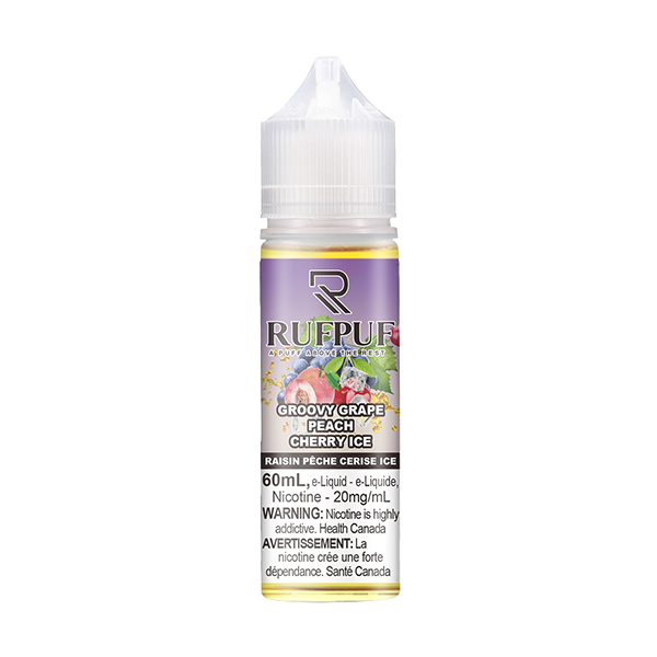 (FED) Rufpuf: E-Juice (60ml) (20mg) - Groovy Grape Peach Cherry Ice