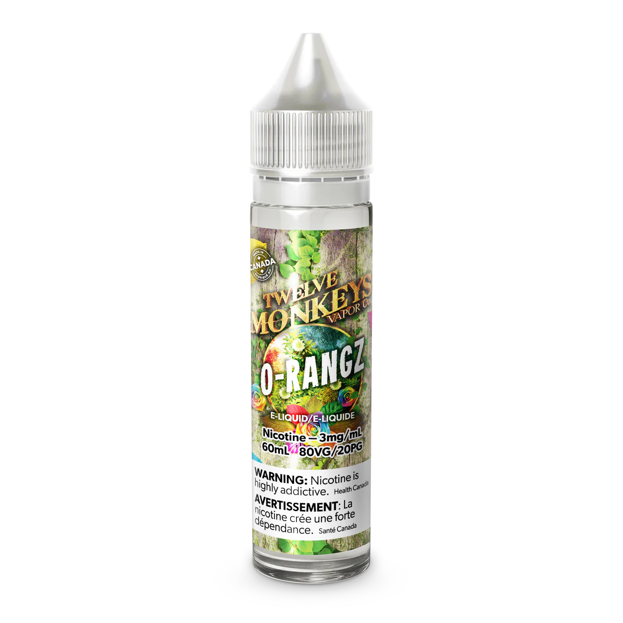(FED) Twelve Monkeys: E-Juice (60ml) - O-RangZ