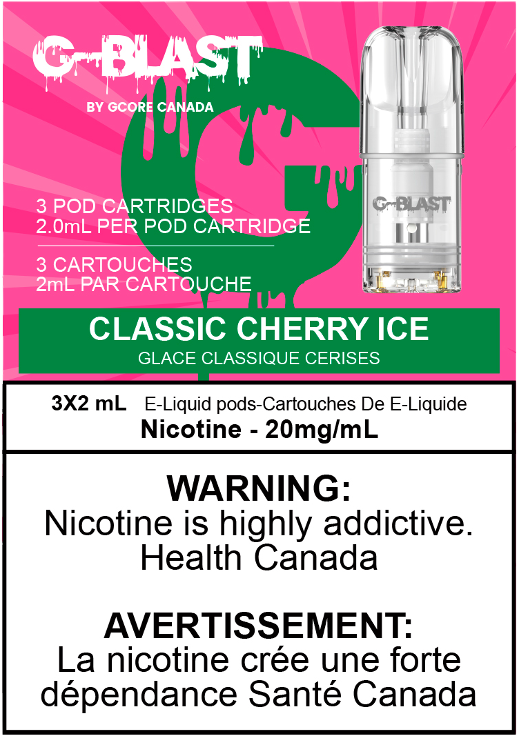 G-Blast Pods Classic Cherry Ice (20mg/mL) (FED)
