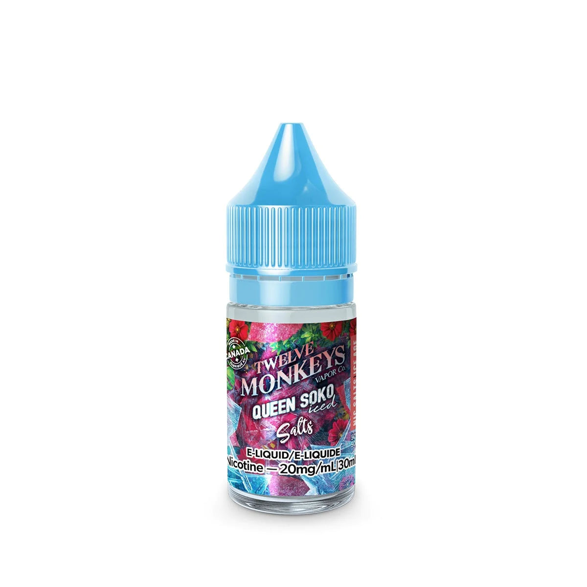 (FED) Twelve Monkeys: E-Juice Iced Age (30ml) - Queen Soko Iced