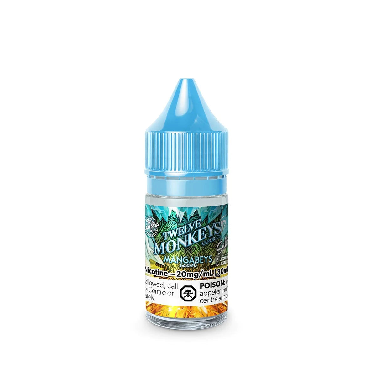 (FED) Twelve Monkeys: E-Juice Iced Age (30ml) - Mangabeys Iced