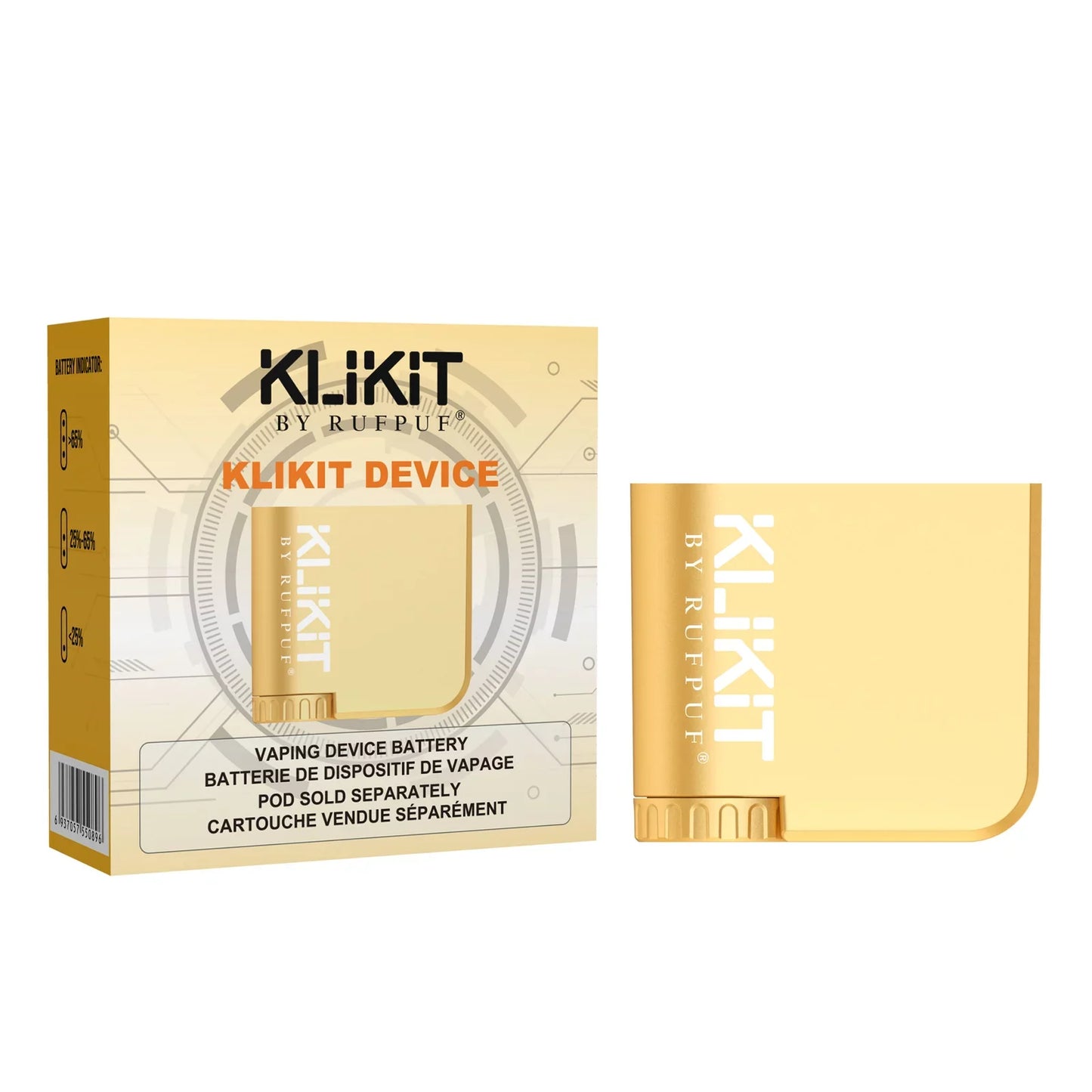 Rufpuf: Klikit Battery (5k) - Gold