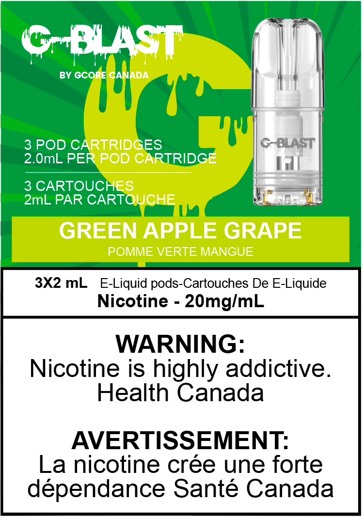 G-Blast Pods Green Apple Grape (20mg/mL) (FED)