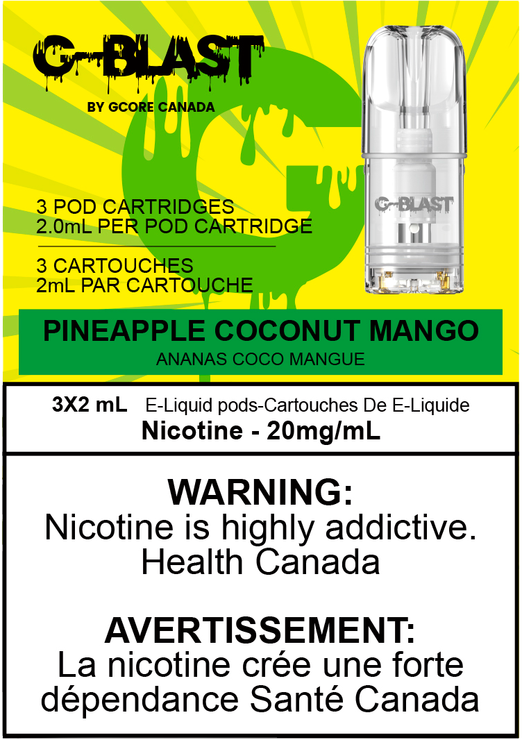 G-Blast Pods Pineapple Coconut Mango (20mg/mL) (FED)