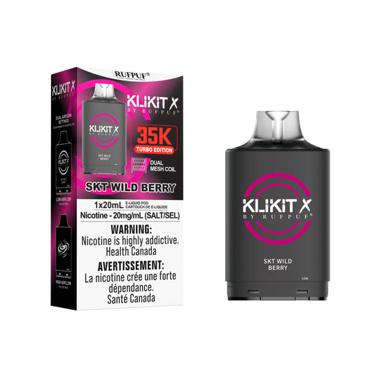 Rufpuf Klikit X 35000 Pod- Skt Wild Berry (Vape tax included)