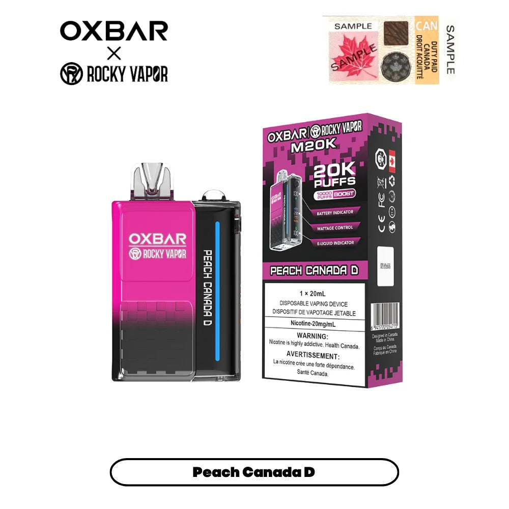 Oxbar 20000 - Peach Canada D