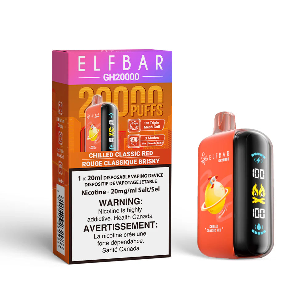 ELFBAR 20000 puffs - Chilled Classic Red