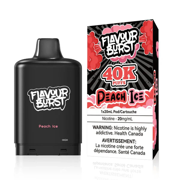 Peach Ice: Flavour BURST X PODS 40000 (AB)