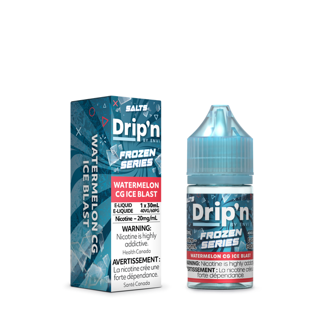 Drip’n Frozen E-Liquid 30ml 20mg - Watermelon CG Ice Blast