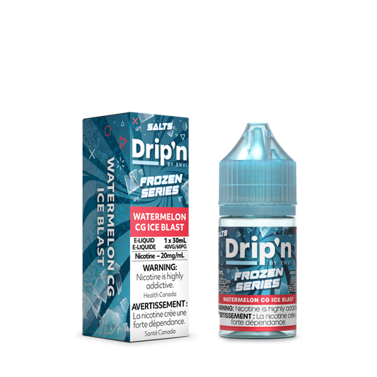 Drip’n Frozen E-Liquid 30ml 20mg - Watermelon CG Ice Blast