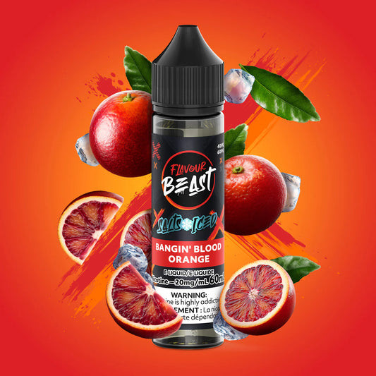 Flavour Beast E-Liquid- Bangin’ Blood Orange 60ml 20mg (Vape tax included)