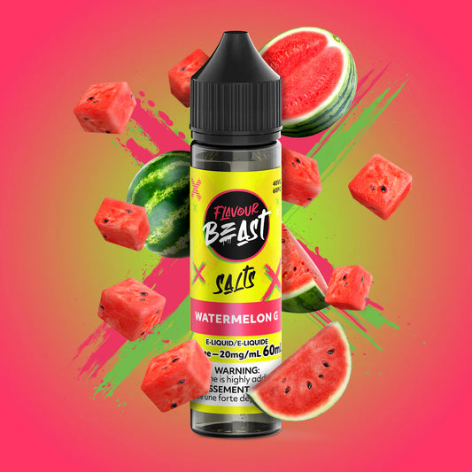 Flavour Beast E-Liquid- Watermelon G 60ml 20mg (Vape tax included)