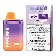 Geek Bar 8000 20mg Grape Ice (Vape tax included)