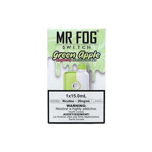 Mr. Fog Switch - Green Apple Raspberry Watermelon Ice