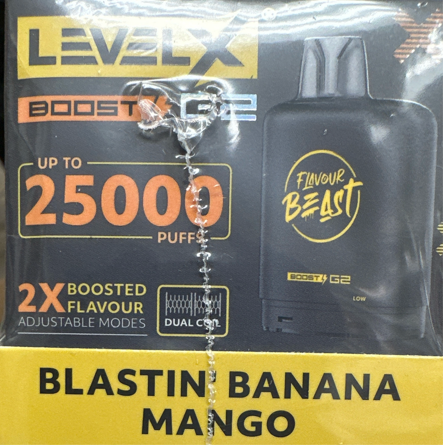 Flavour Beast Level X Boost Pod - Blastin’ Banana Mango (Vape tax included)