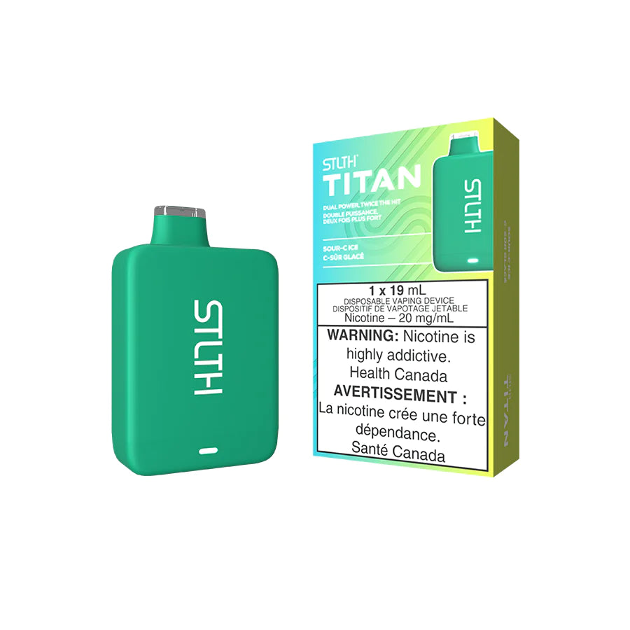 Stlth Titan 10000 - Sour-C Ice 20mg (Vape tax included)