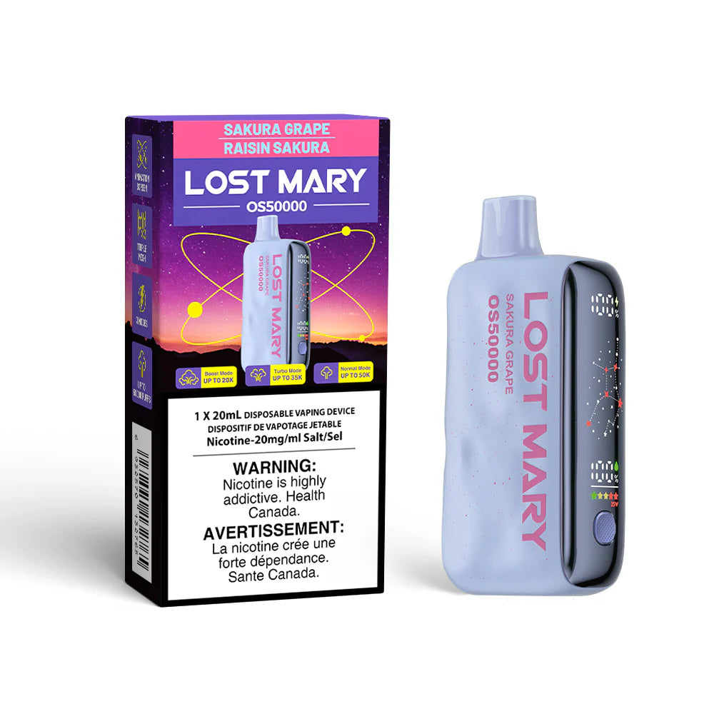 Lost Mary 50000 Disposable - Sakura Grape 20mg (AB)