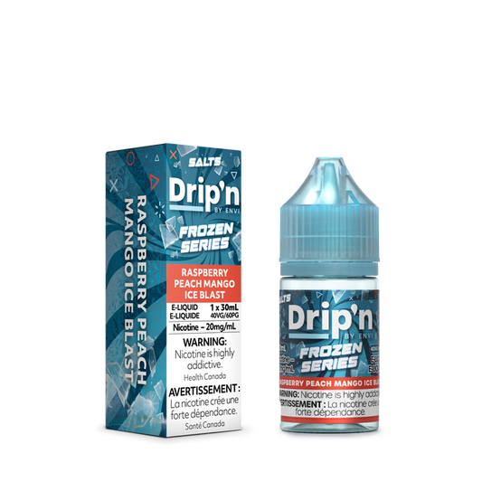 Drip’n Frozen E-Liquid 30ml 20mg - Raspberry Peach Mango Ice Blast