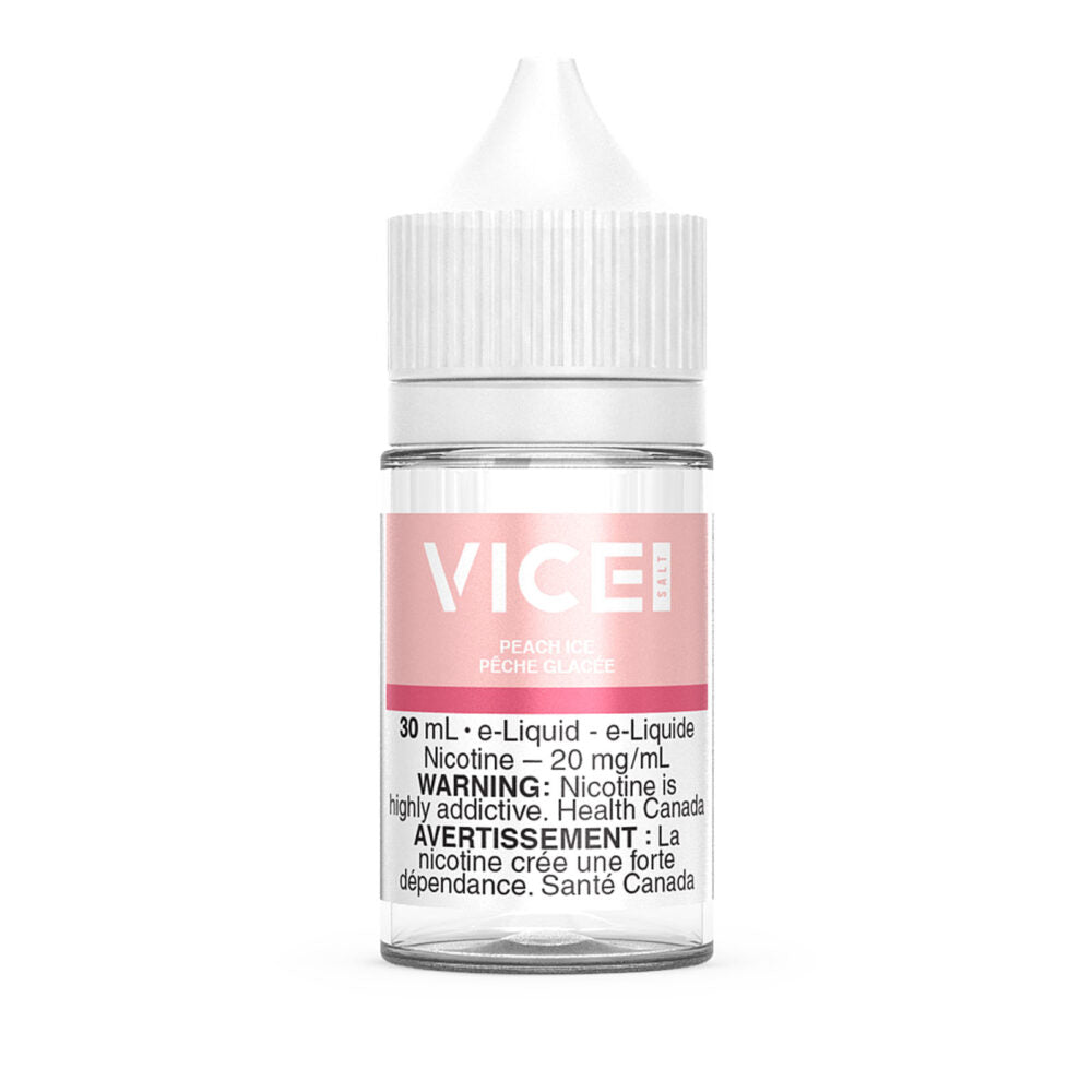 Vice Salt E-Juice 30ml (20mg) (Vape tax included) - Peach Ice