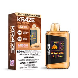 Kraze 20000 Disposable - Cocoa Chunk Crumbs 20mg (Vape tax included)