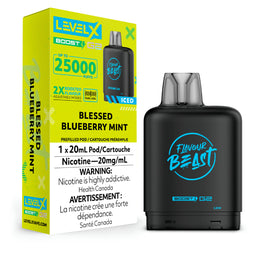 Flavour Beast Level X Boost Pod - Blessed Blueberry Mint (Vape tax included)