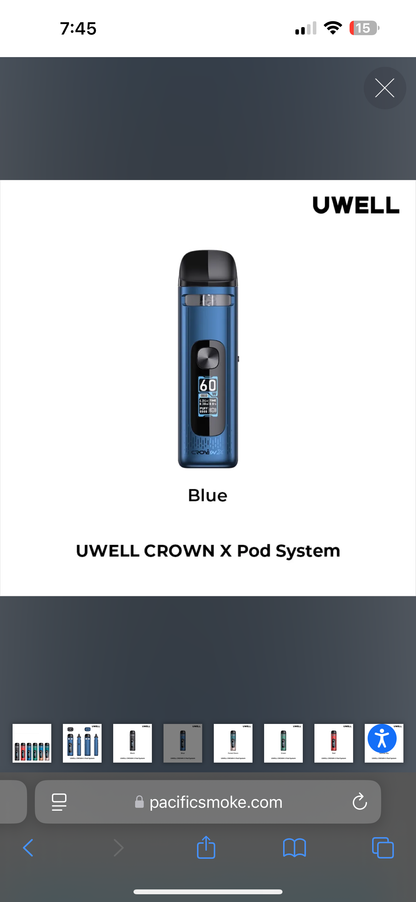 CROWN X Device Kit - Blue