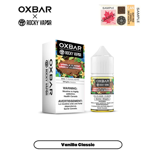Oxbar Vanilla Classic Salt E-Juice 30ml (20mg) (FED)