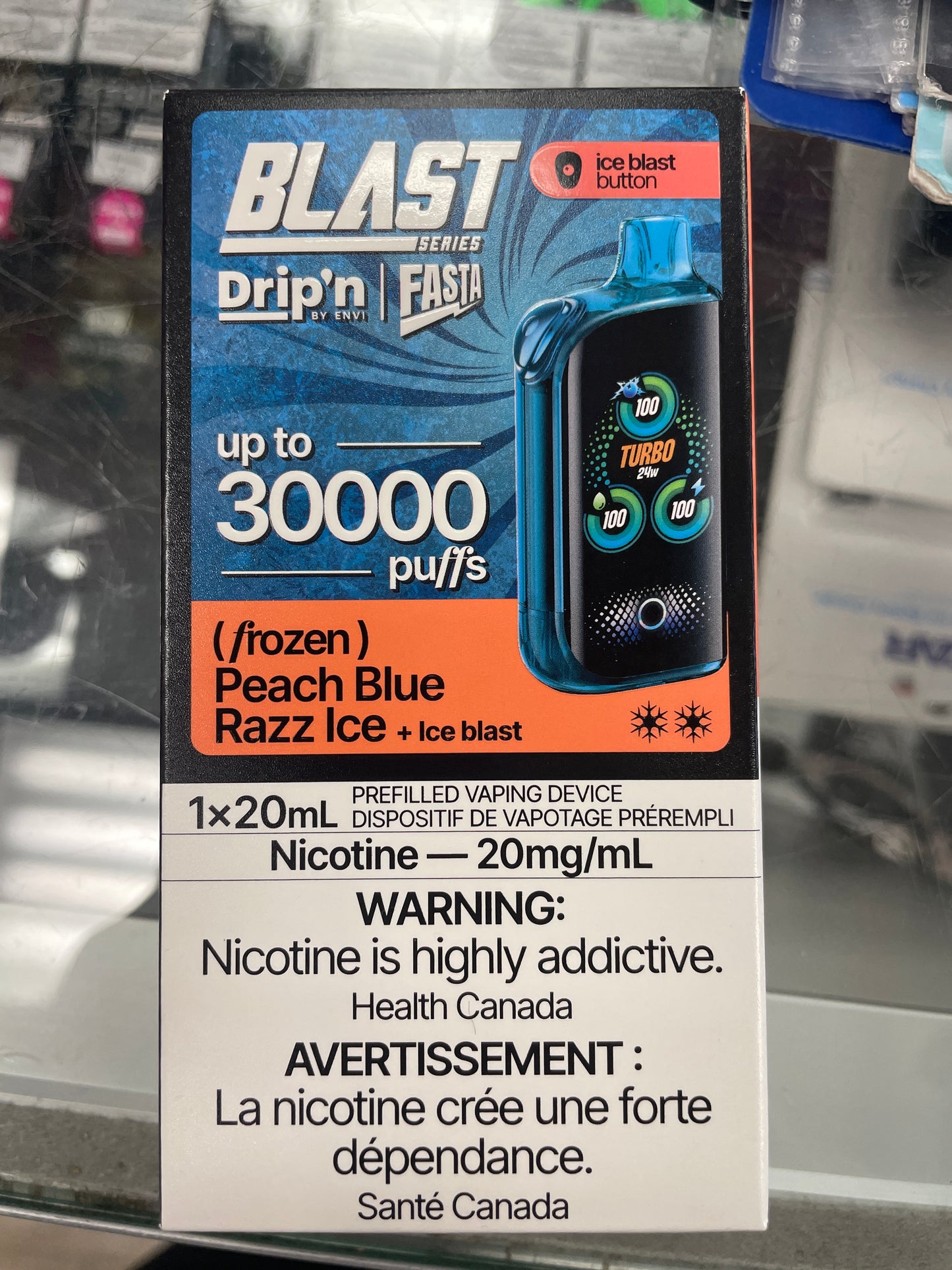 Drip’n BLAST 30000 - Peach Blue Razz Ice