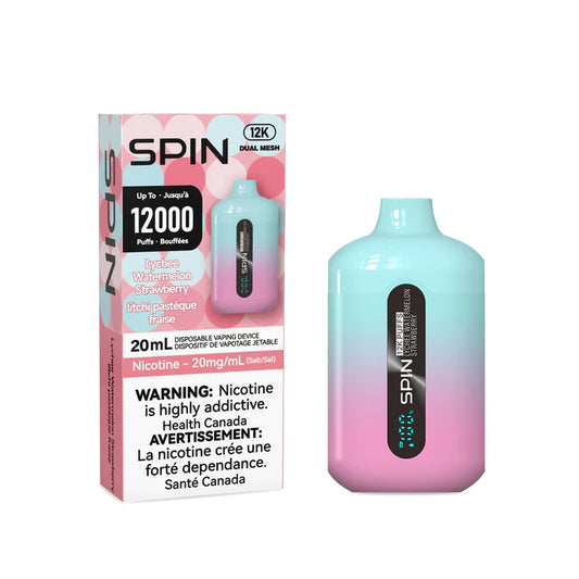 Spin 12000 Lychee Watermelon Strawberry