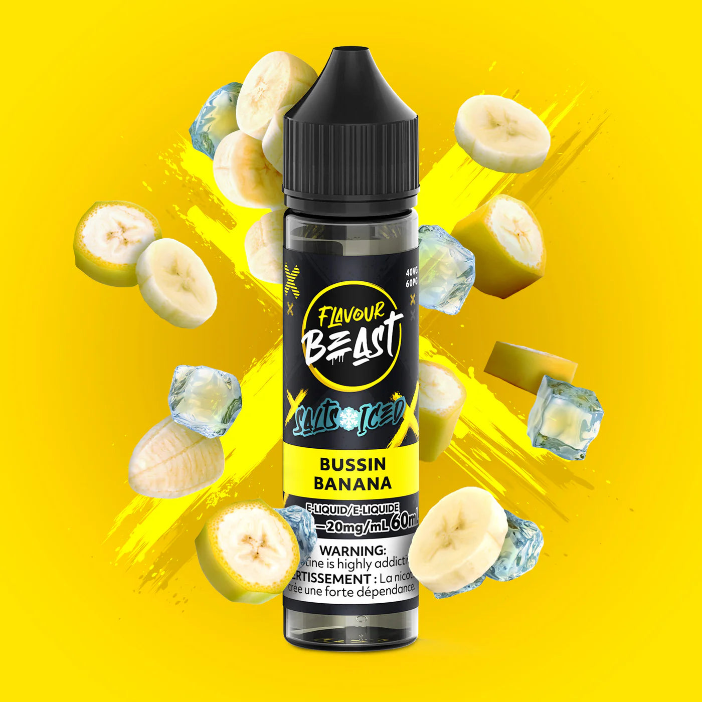 Flavour Beast E-Liquid- Bussin Banana 60ml 20mg (Vape tax included)