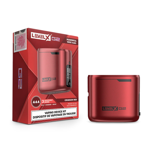 Level X G2 Battery 1000 mAh - Crimson Red