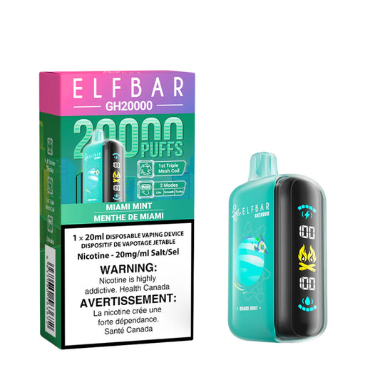 ELFBAR 20000 puffs - Miami Mint