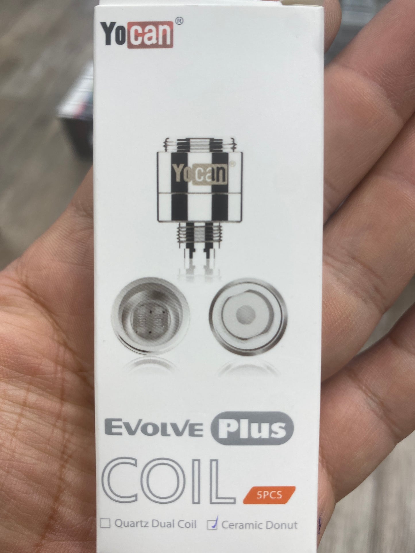 Yocan Evolve Plus Replacement Ceramic Dounut Coil 5/pk